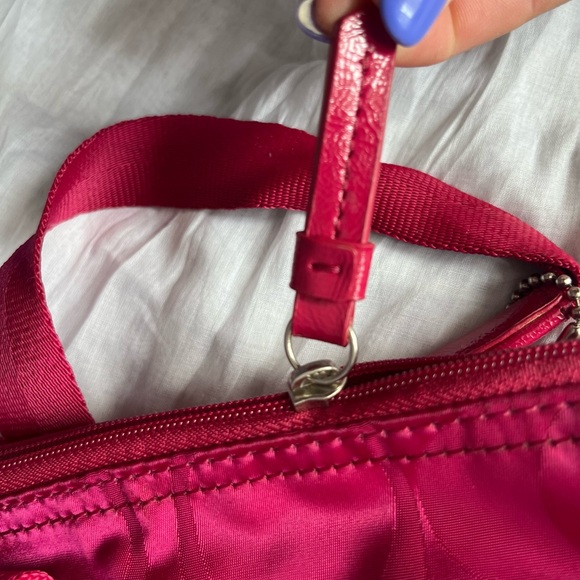 Optic C Coach GETAWAY SIGNATURE NYLON PACKABLE WEEKENDER - Picture 3 of 12